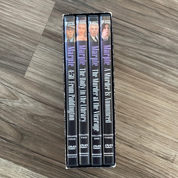 Agatha Christie Marple: Series 1 DVD Box Set Thrilling PBS Mystery Movie - Picture 2 of 9